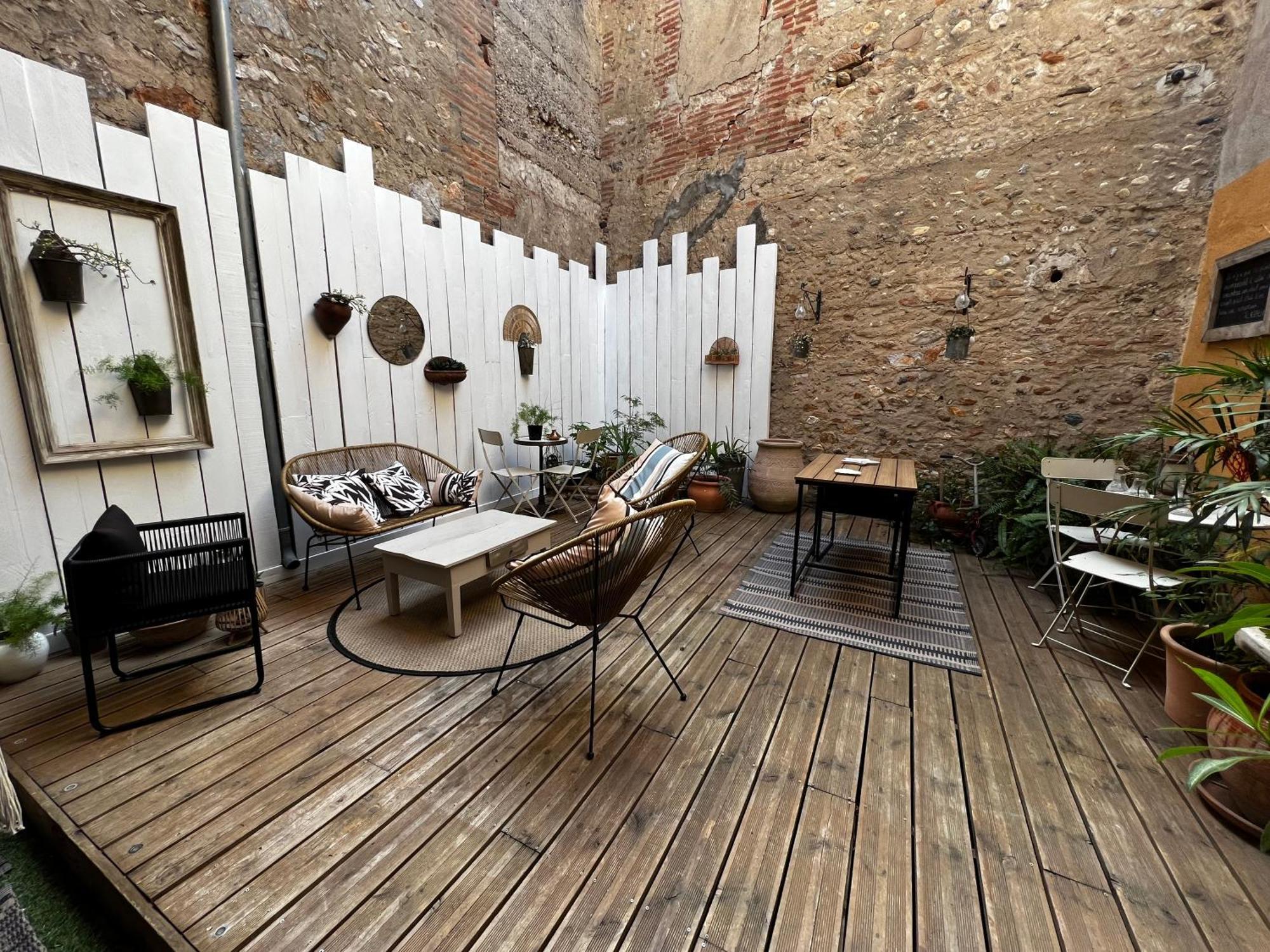 Le Paille De Torreilles Hotel Bagian luar foto